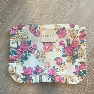 Sezane Floral Pouch